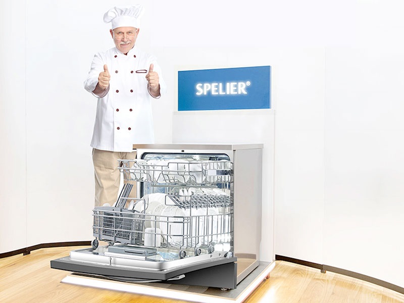 Thiết kế và chất liệu máy rửa bát spelier