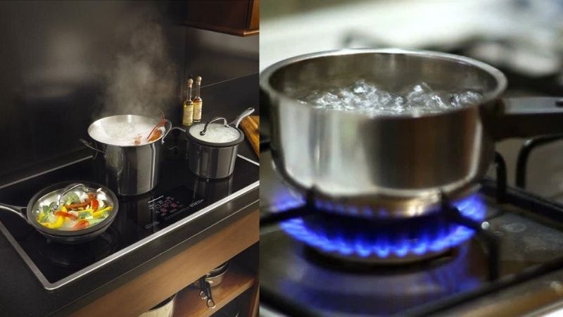 So sánh hiệu suất nấu nướng của bếp ga và bếp từ
