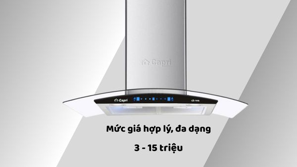 Giá máy hút mùi Capri