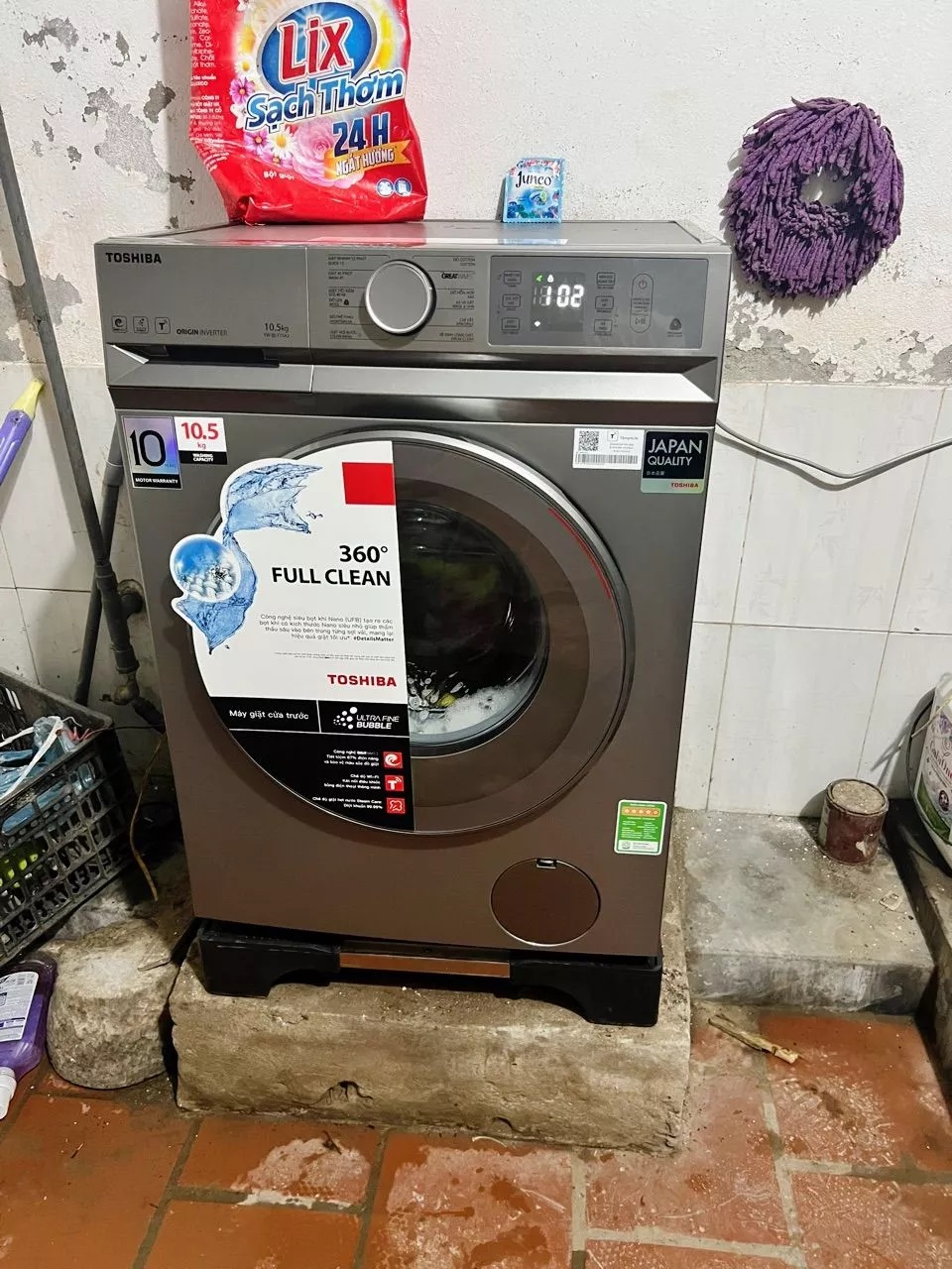 Đánh giá của khách hàng về máy giặt Toshiba 