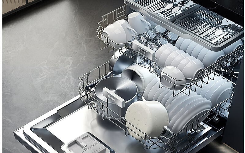 Cách xếp bát vào máy rửa bát Eurosun