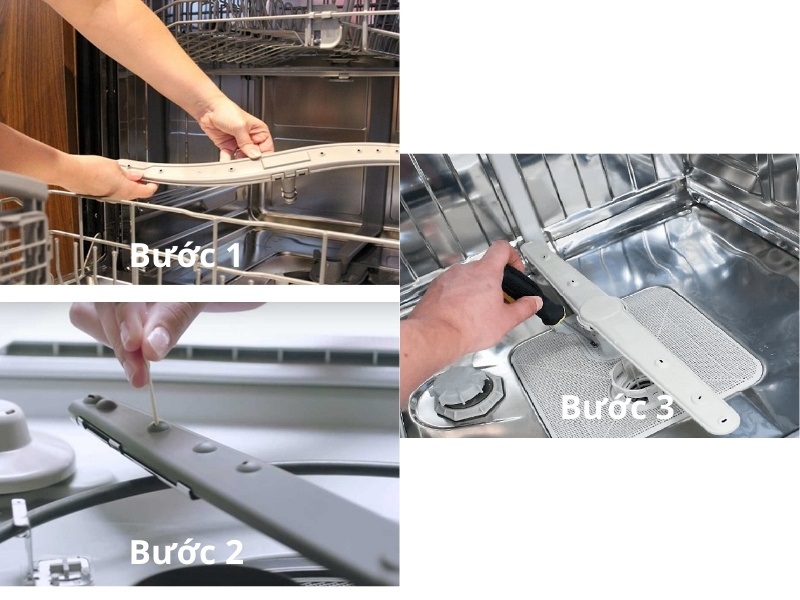 Kiểm tra tay phun máy rửa bát Eurosun