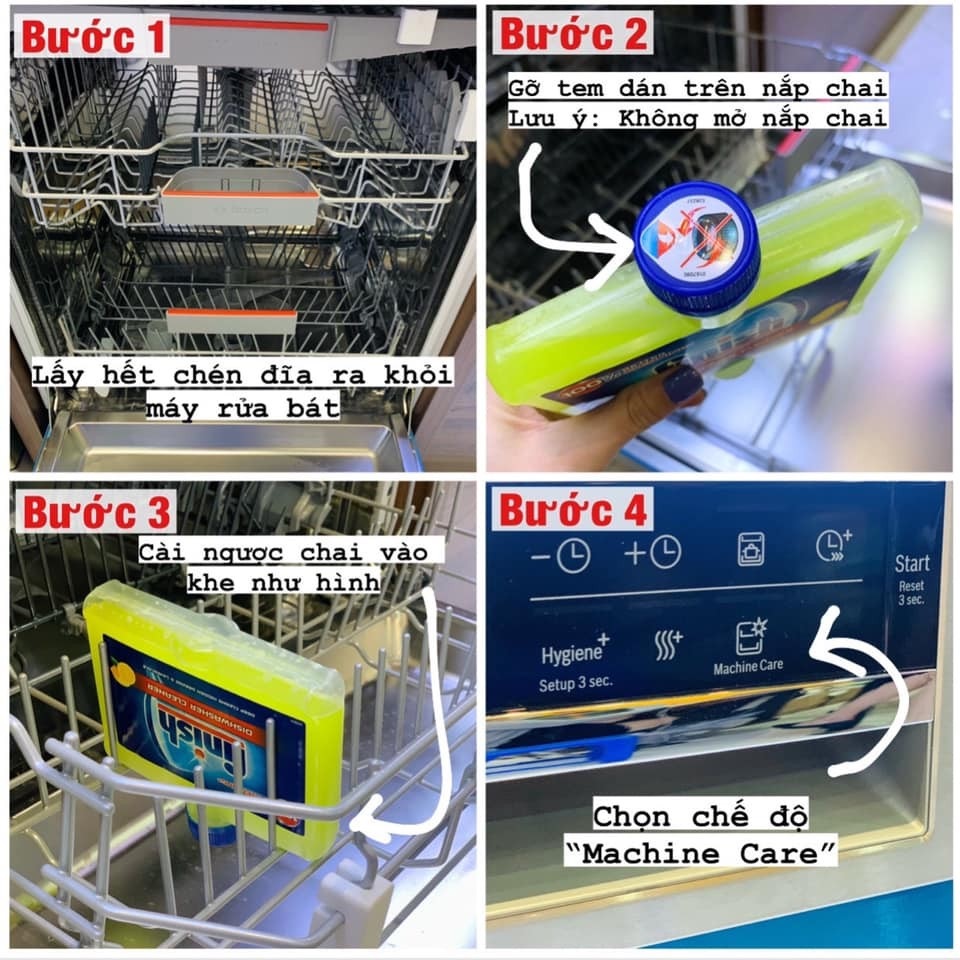 Vệ sinh khoang máy rửa bát Eurosun