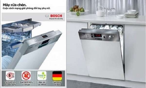 Sự khác biệt giữa hai máy rửa bát độc lập Bosch Series 2 và Series 4