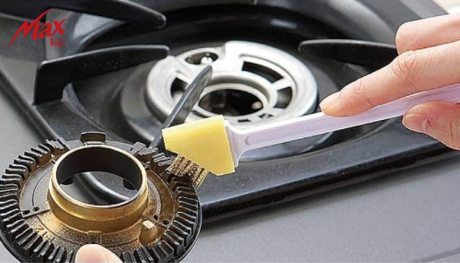 Tháo đầu đốt và vệ sinh 