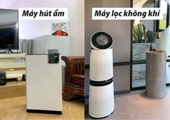 Nên mua máy hút ẩm hay máy lọc không khí