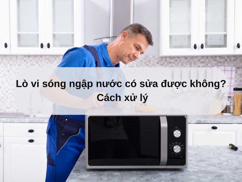 Lò vi sóng ngập nước có sửa được không? | Cách xử lý