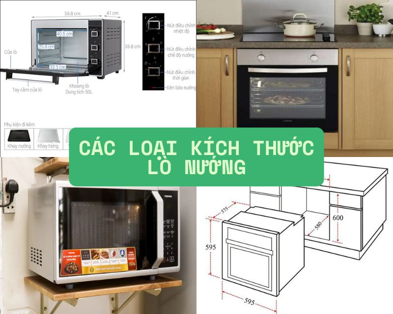 Kích thước lò nướng