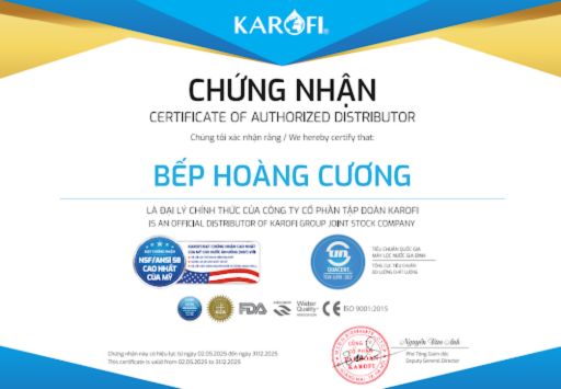 Bếp Hoàng Cương – Địa chỉ mua Karofi chính hãng, uy tín hàng đầu
