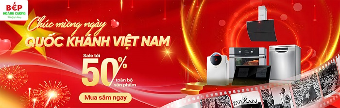 Đại tiệc Sale 2/9 - Giảm Sốc đến 50% tại Bếp Hoàng Cương