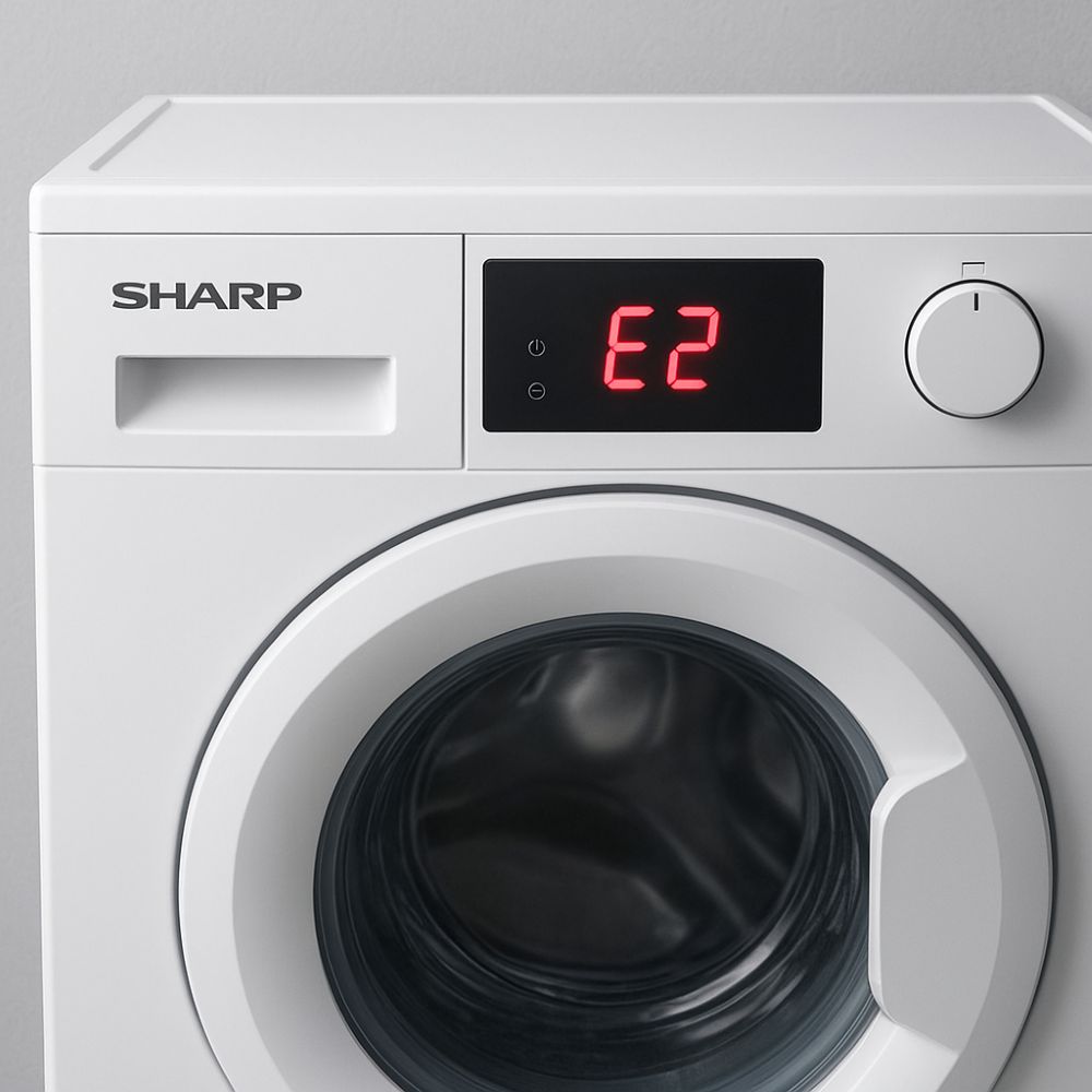 Máy giặt Sharp báo lỗi E2 là gì?