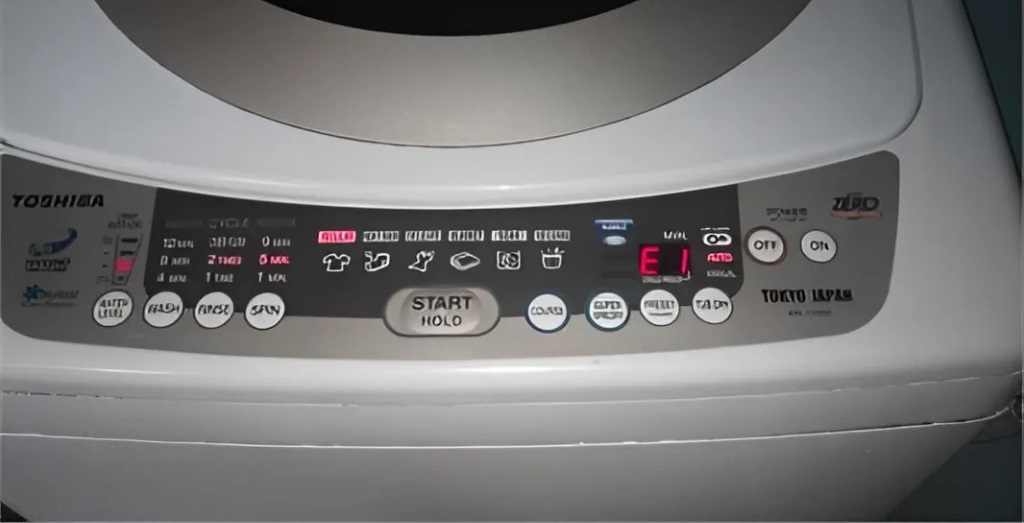 Máy giặt Toshiba báo lỗi E1?