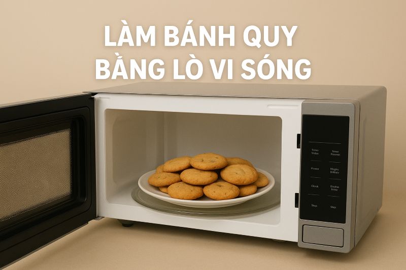 Làm bánh quy bằng lò vi sóng