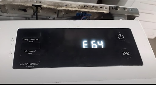 Máy giặt Toshiba báo lỗi E64