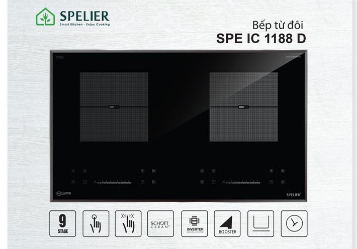 Bếp từ đôi Spelier SPE IC 1188 D