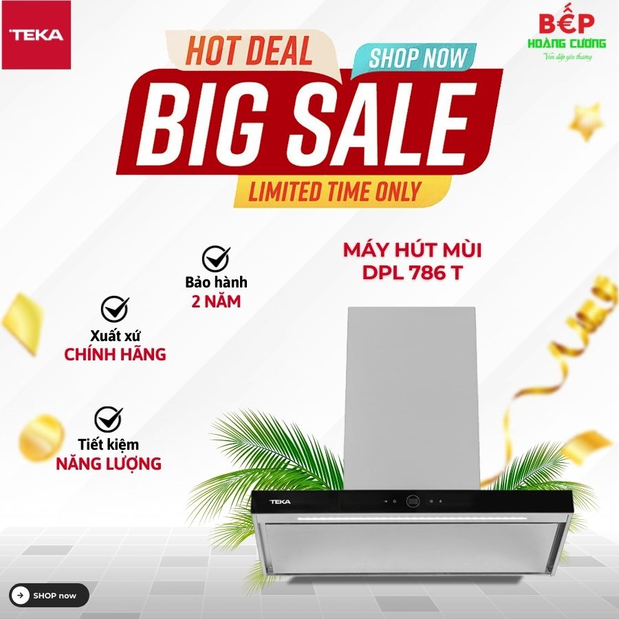 Máy hút mùi áp tường Teka DPL 786 T 40483130