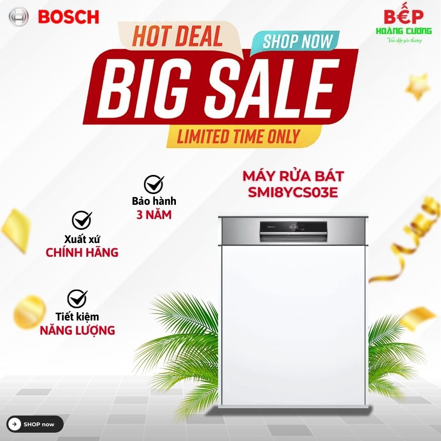 Máy rửa bát Bosch SMI8YCS03E
