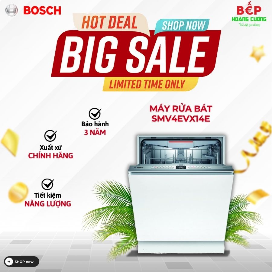 Máy rửa bát Bosch SMV4EVX14E Serie 4