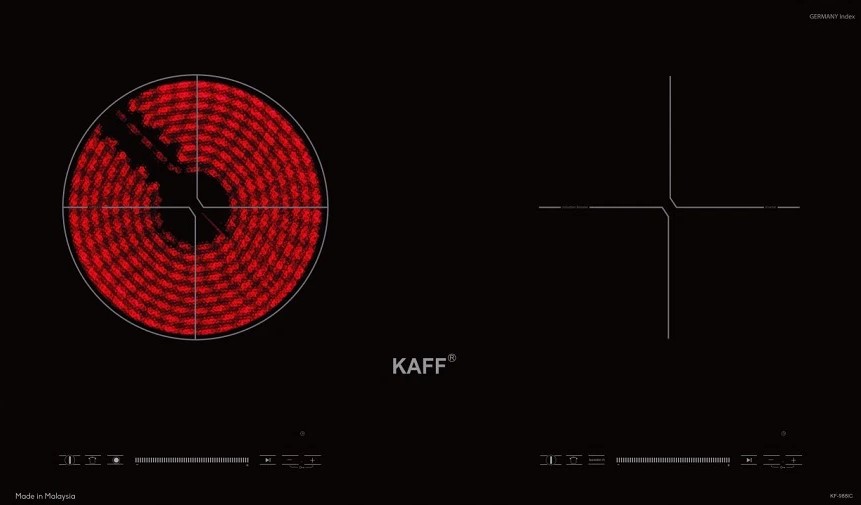 Bếp điện từ kết hợp Kaff KF - 988IC