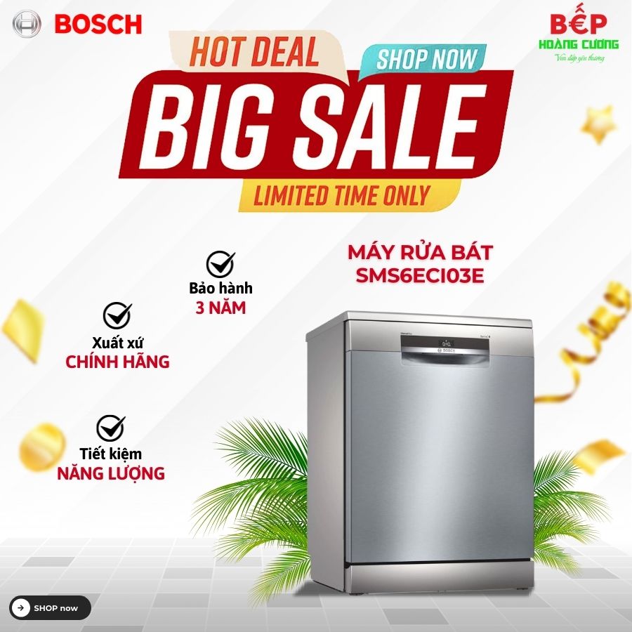 Máy rửa bát Bosch SMS6ECI03E