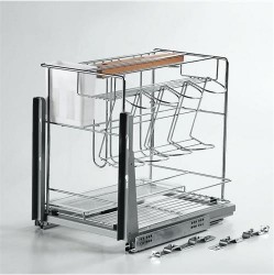 Giá dao thớt chai lọ, nan tròn Faster FS MF350SPS