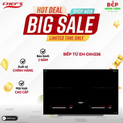 Bếp từ đôi Chefs EH-DIH336
