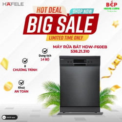 MÁY RỬA BÁT HAFELE HDW-F60EB 538.21.310