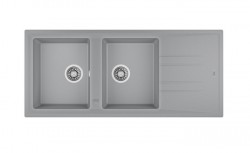 Chậu đá Teka STONE 80 B-TG 2B 1D Grey 115400008