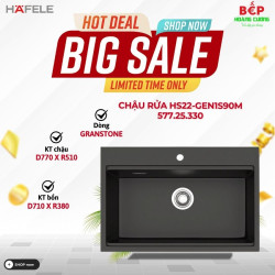 Chậu Rửa Hafele HS22-GEN1S90M - màu Đen 577.25.330