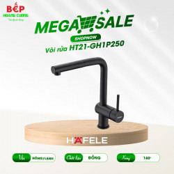 Vòi rửa bát Hafele HT21-GH1P254 577.55.390 màu đen