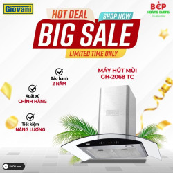 Máy hút mùi áp tường Giovani GH-2068 TC