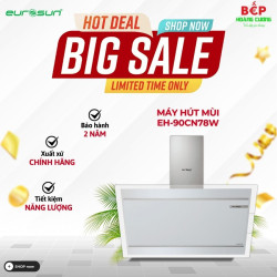 Máy hút mùi áp tường tuần hoàn Eurosun EH-90CN78W