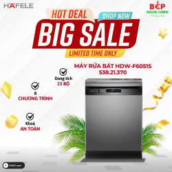 Máy rửa bát độc lập Hafele HDW-F6051S 538.21.370
