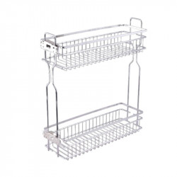 Kệ đựng gia vị nan dẹt GrandX XS.15S