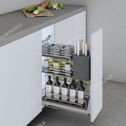 Giá dao thớt nan oval, ray giảm chấn Eurogold EPO4325