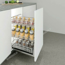 Giá gia vị nan oval, ray giảm chấn Eurogold EPO5330