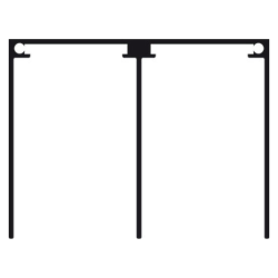 ALUFLEX 80 RAY ĐÔI TRÊN MÀU BẠC 3M HÄFELE 403.75.385
