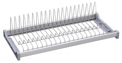 Khay up chén đĩa Hafele 544.01.307 đen, 564X263MM