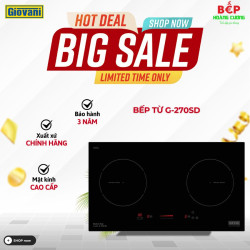 Bếp từ đôi Giovani G-270SD