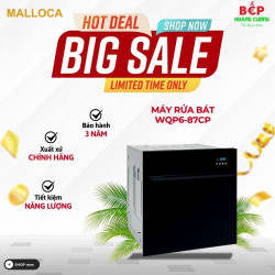 Máy rửa chén âm tủ Malloca WQP6-87CP