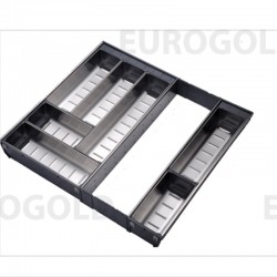 Khay chia thìa dĩa inox 304 mỏ rộng Eurogold ETC650E