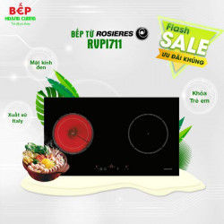 Bếp kết hợp 1 từ 1 điện Rosieres RVPI711