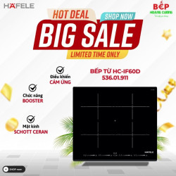 Bếp từ đa vùng nấu Hafele HC-IF60D 536.01.911