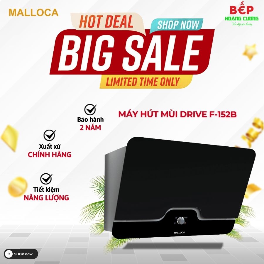 Máy hút khói, khử mùi DRIVE Malloca F-152B
