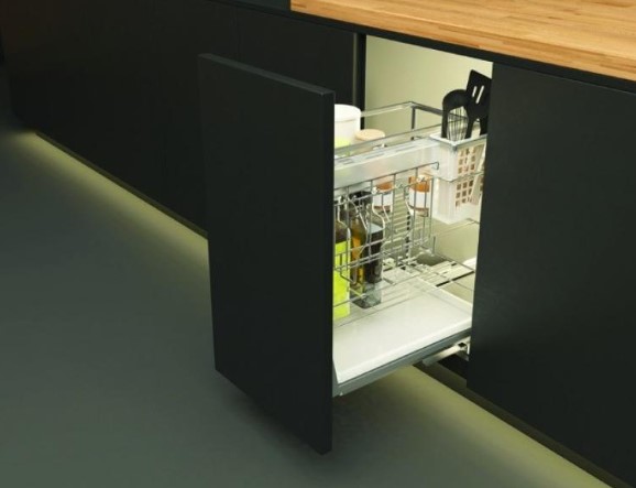 Bộ Đựng Dao Thớt Chai Lọ Sonata 400mm Cucina 549.20.815