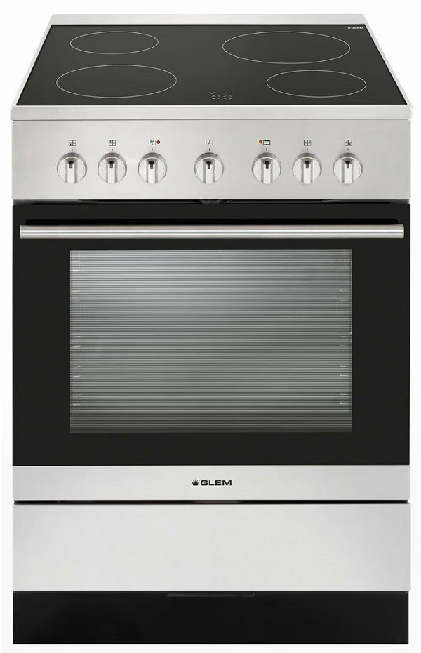 Bếp 4 hồng ngoại liền lò nướng 60cm Glemgas VT66100I