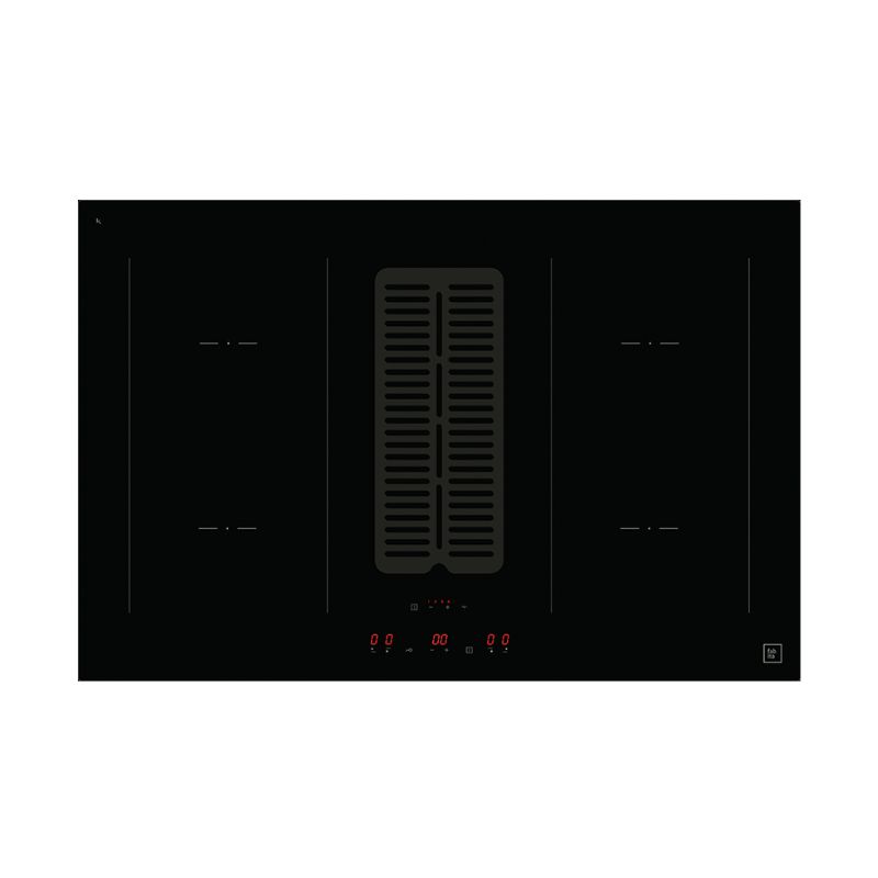 Bếp từ kết hợp máy hút mùi 4 vùng nấu Upscale HURRICANE lắp âm