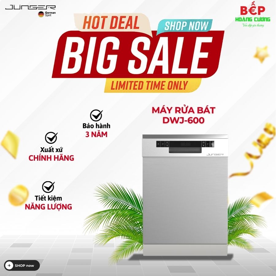 Máy rửa bát độc lập Junger DWJ-600