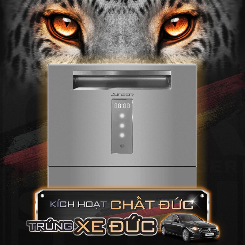 Máy rửa bát mini Junger DWJ-101