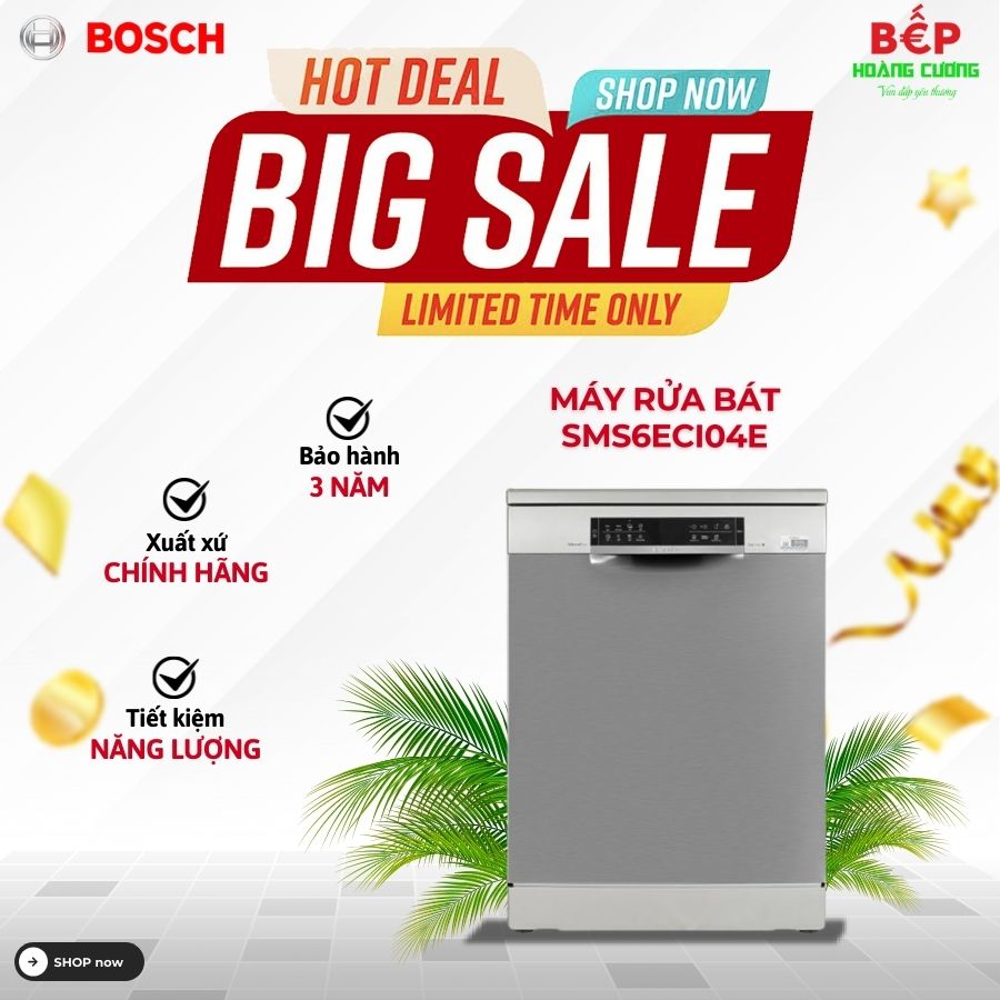Máy rửa bát độc lập Bosch SMS6ECI04E Serie 6